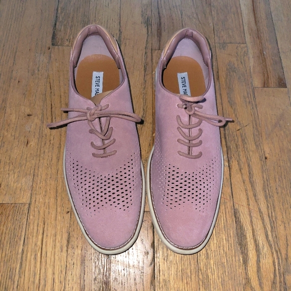 Steve Madden Other - Steve Madden leather pink shoes